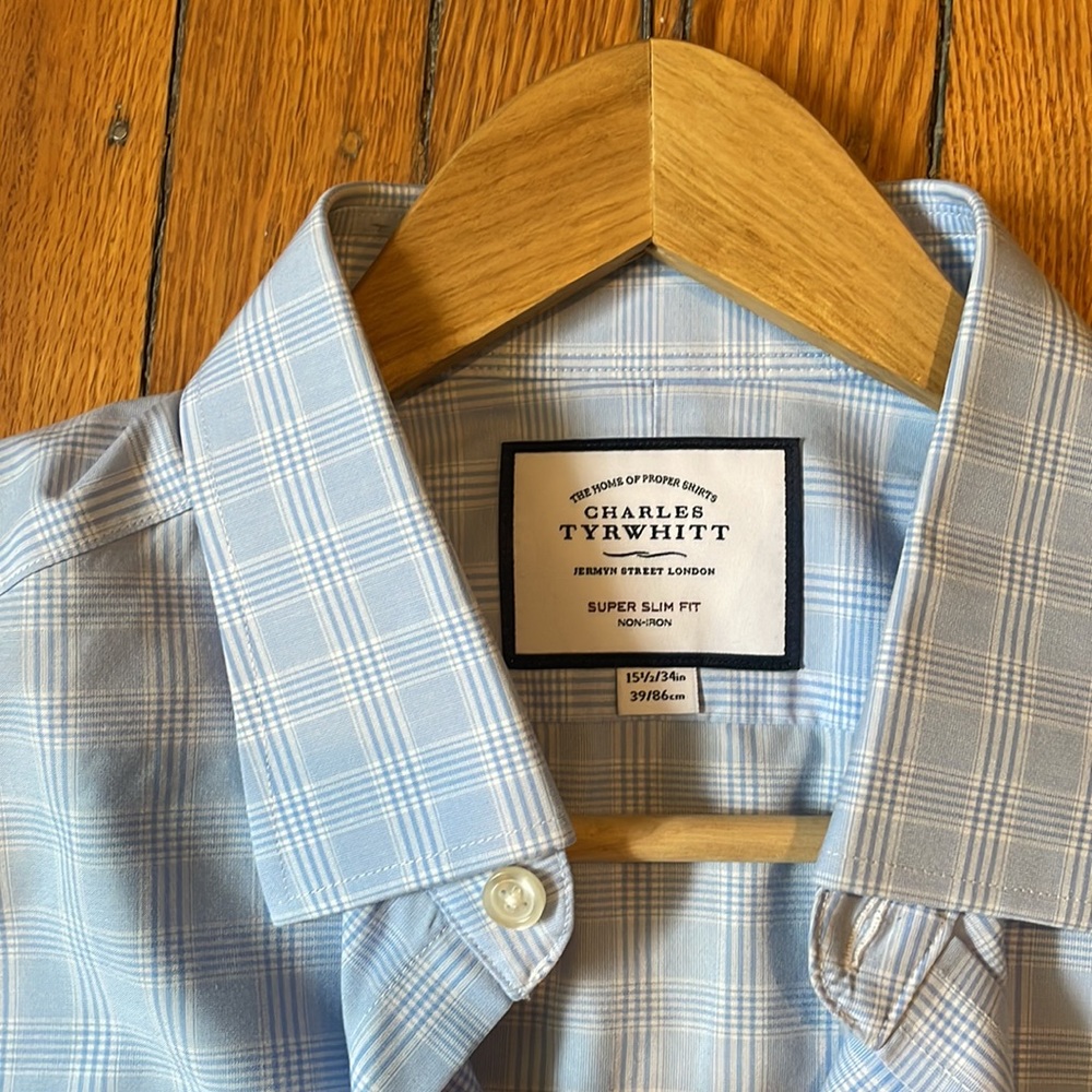 Charles Tyrwhitt Blue Button Down | Size M